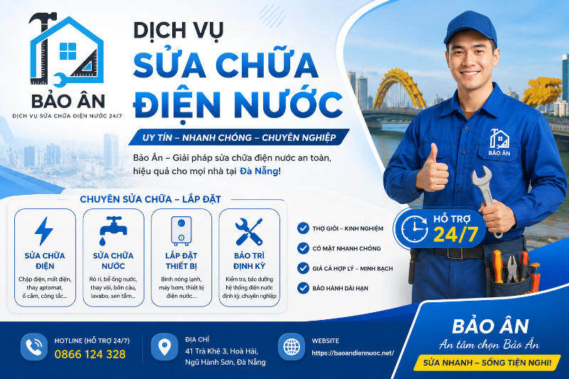 Dịch vụ sửa chữa điện nước tại Đà Nẵng